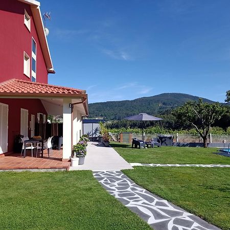 Apartamento En Bloque Vivienda Con Piscina Y Barbacoa A 15 Min De La Playa Meis Esterno foto