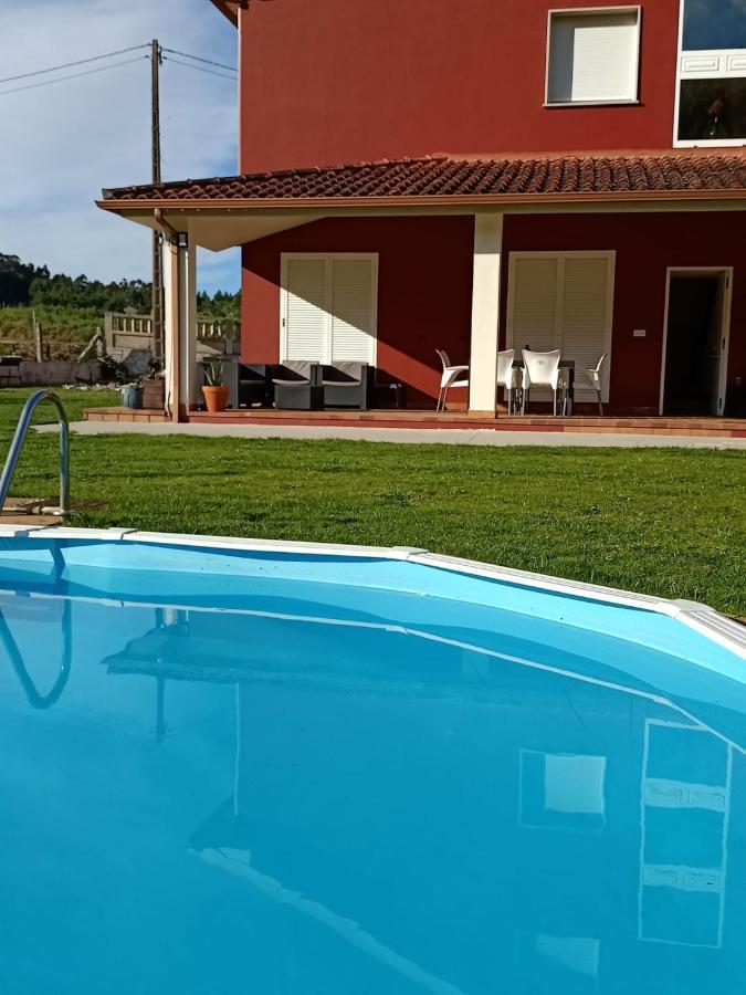 Apartamento En Bloque Vivienda Con Piscina Y Barbacoa A 15 Min De La Playa Meis Esterno foto