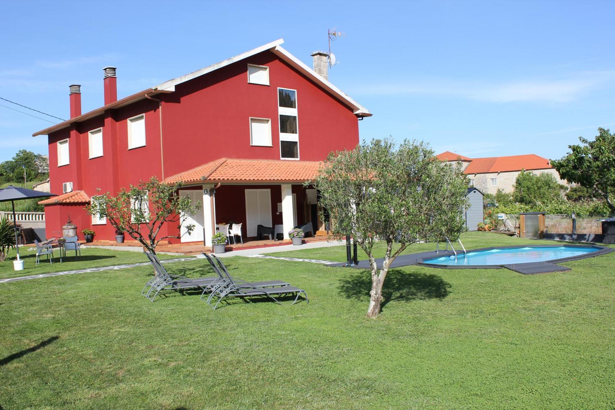 Apartamento En Bloque Vivienda Con Piscina Y Barbacoa A 15 Min De La Playa Meis Esterno foto