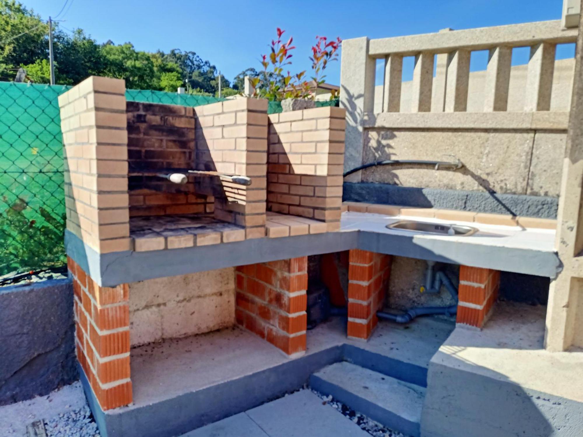 Apartamento En Bloque Vivienda Con Piscina Y Barbacoa A 15 Min De La Playa Meis Esterno foto
