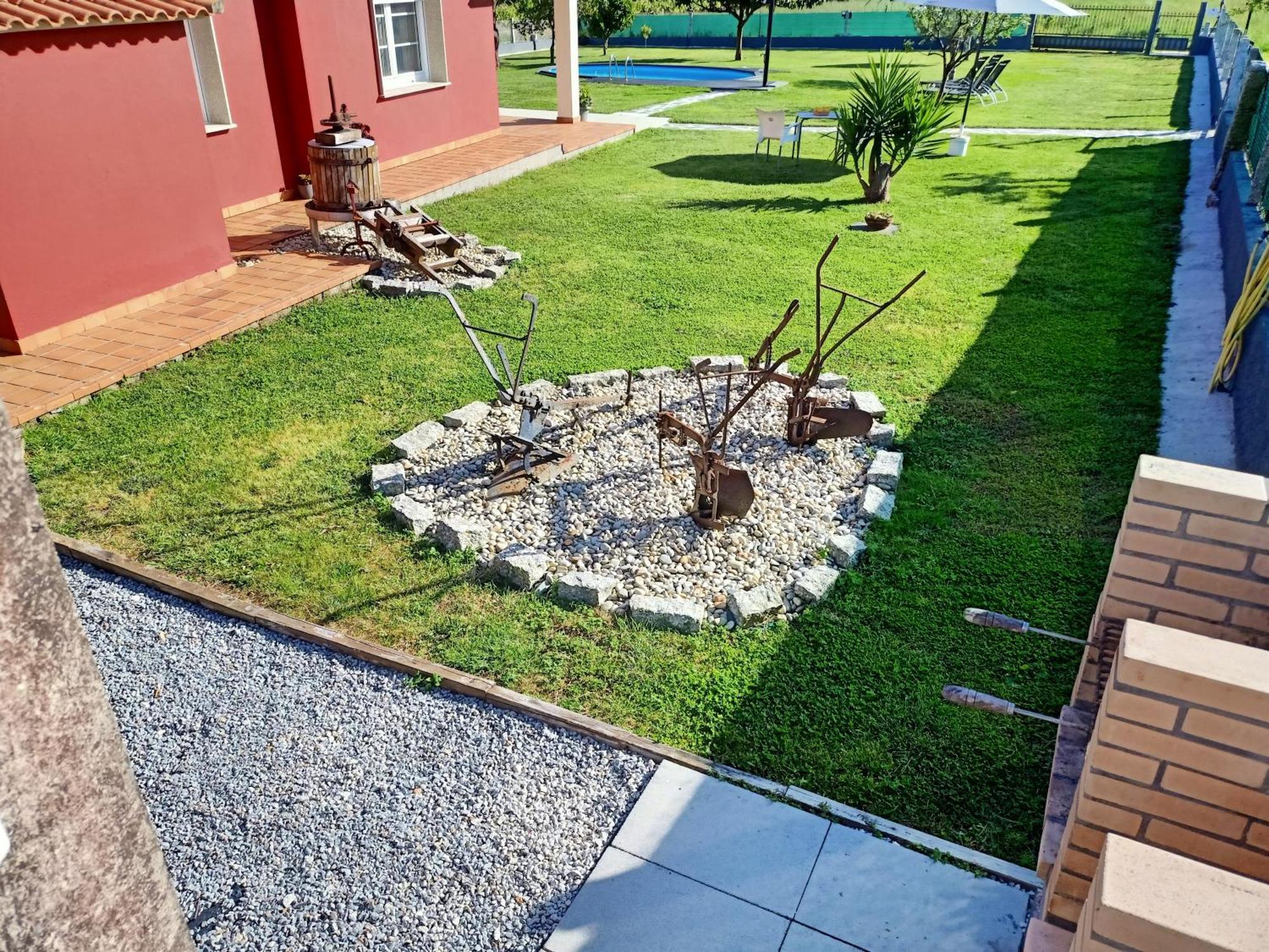 Apartamento En Bloque Vivienda Con Piscina Y Barbacoa A 15 Min De La Playa Meis Esterno foto
