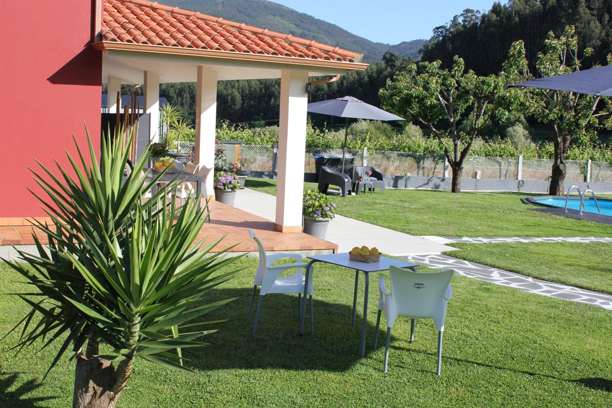 Apartamento En Bloque Vivienda Con Piscina Y Barbacoa A 15 Min De La Playa Meis Esterno foto