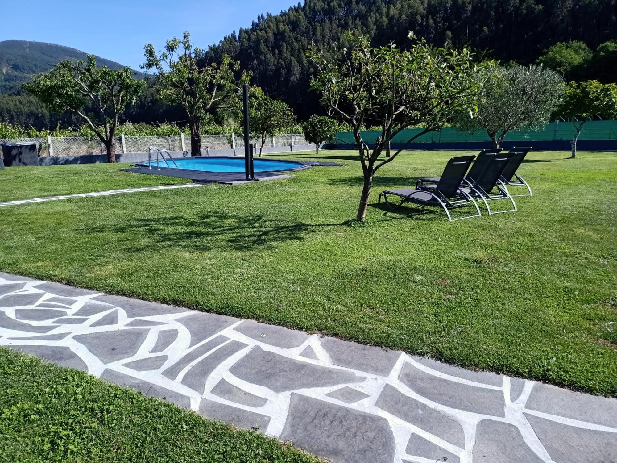 Apartamento En Bloque Vivienda Con Piscina Y Barbacoa A 15 Min De La Playa Meis Esterno foto
